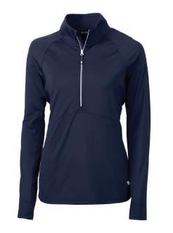 Recycled Womens Half Zip Pullover